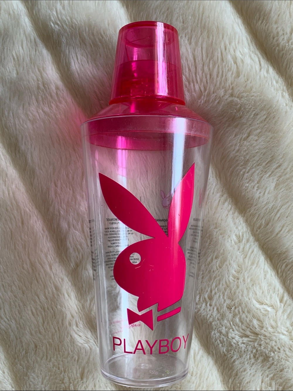 Vintage Playboy bunny cocktail shaker bottle